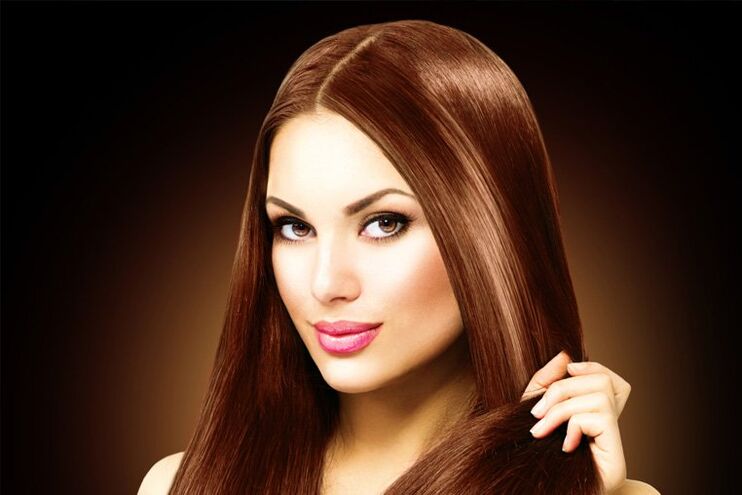 mascarilla de gelatina para el cuidado del cabello